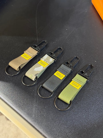 Basil's Garage x Colfax Design works keychains