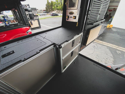 Alu-Cab Alu-Cabin Toyota Tundra 2014-Present 2.5 Gen. - Rear Double Drawer Module