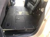 Toyota Tacoma 2005-Present 2nd and 3rd Gen. Double Cab - Second Row Seat Delete Plate System keeping Factory Back Wall